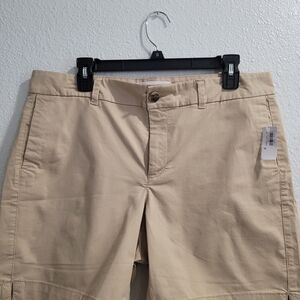 Old Navy  Khaki Flat-Front Chino Shorts